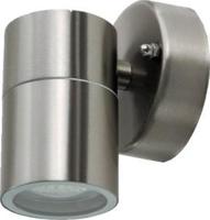 V-Tac Wandlamp RVS | 1xGU10 | IP44 | 8,5 cm hoog - 5086000 - thumbnail