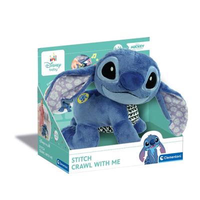 Clementoni baby disney stitch kruipende interactieve knuffel