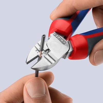 Knipex Afstrip-zijsnijtang verchroomd met meer-componentengrepen 160 mm - 1425160 - thumbnail