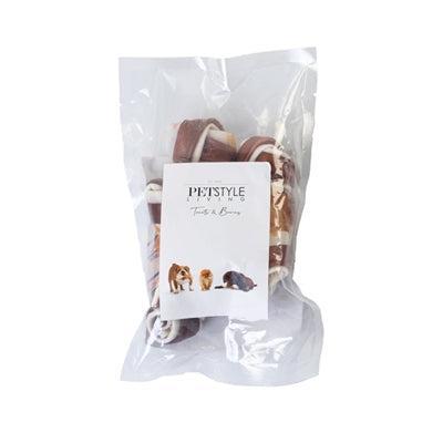 Petstyle Living geknoopt bot multicolor met kip