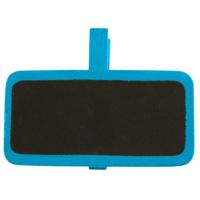 Vaessen Creative • schoolbordje met wasknijper 4x3cm 12pcs turkoois - thumbnail
