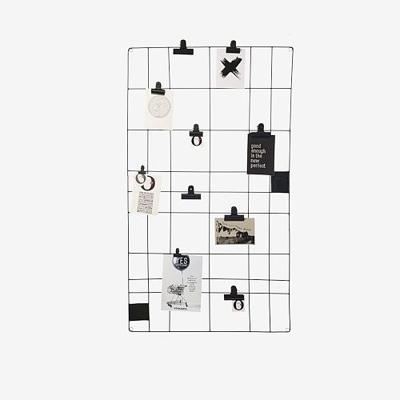 Vtwonen memo board wire black 60x105cm
