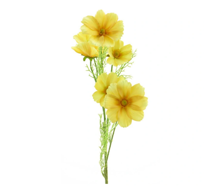 Cosmos Bibi yellow 77 cm kunstbloem Erutan Avon - Erutan avon Cosmos Bibi yellow 77 cm kunstbloem Erutan Avon - Erutan avon