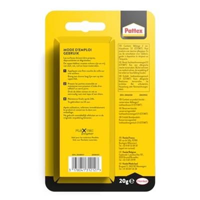 Alleslijm pattex multi tube 20 gram op blister | 6 stuks