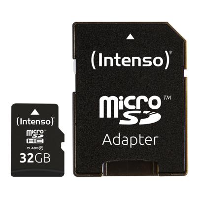 Intenso High Performance microSDHC-kaart 32 GB Class 10 Incl. SD-adapter Intenso High Performance microSDHC-kaart 32 GB Class 10 Incl. SD-adapter