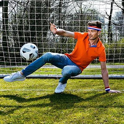 Zweetbandset Holland Rood/Wit/Blauw - thumbnail