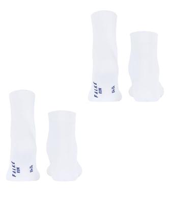 FALKE 2-paar Run ribbel korte sokken - Comfortabele katoenen dames en heren sokken