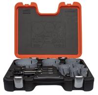 Bahco Gatzagenset | met hardmetalen punt voor o.a. RVS | keramische tegels en hout met spijkers - 12-delig - 3832-SET-84-ES - thumbnail