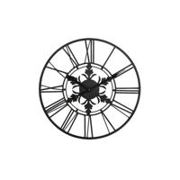 Wandklok Novara 40 cm zwart - thumbnail