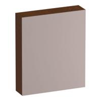 Brauer Impress Spiegelkast 60 cm - zonder Verlichting - Met 1 Rechtsdraaiende Dubbelzijdige Spiegeldeur - Lamellen Eiken Bruin - thumbnail