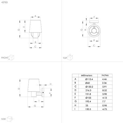 Eglo WandlampjeEdale met bruine kap - 43783