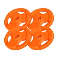 Voordeelbundel 10 kg (4 x 2,5 kg) Gripper gietijzer Rubber Coating - thumbnail