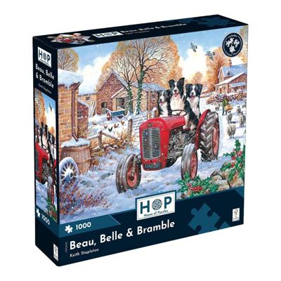 Beau, Belle and Bramble Puzzel 1000 Stukjes