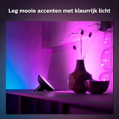 Philips Hue White & Color Ambiance, Bloom, Black, Bluetooth compatibel, werkt met Alexa, Google en HomeKit Philips Hue White & Color Ambiance, Bloom, Black, Bluetooth compatibel, werkt met Alexa, Google en HomeKit