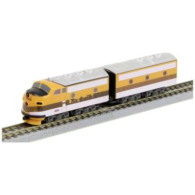 Rokuhan 7297973 Z set van 2 shorty EMD F7 Rio Grande D&RGW Rio Grande