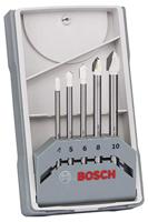 Bosch Accessories 2608587169 Glas- en keramiekboren 5-delig 4 mm, 5 mm, 6 mm, 8 mm, 10 mm Cilinderschacht 1 set(s) - thumbnail