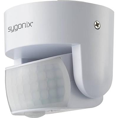 Sygonix SY-4755360 PIR-bewegingsmelder Plafond, Wand, Oppervlakmontage 180 ° Relais Wit IP65