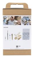 Creativ Company Hobbyset decoupage, oesterschelpen, blauw, 1 doos - thumbnail