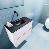 MONDIAZ ADA 60cm toiletmeubel cale. LEX wastafel urban midden zonder kraangat - thumbnail