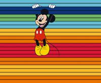 Komar Into Wonderland Fotobehang Disney - Mickey Magic Rainbow - DX6-162 - thumbnail
