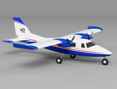 XFLY P68 Twin 850MM Wingspan ARTF - Blauw