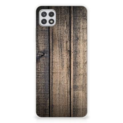 Samsung Galaxy A22 5G | Bumper Hoesje | Steigerhout