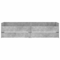 Bedframe met lades betongrijs 90x200 cm - thumbnail