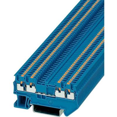 Phoenix Contact 3208208 Doorgangsserieklem 3.5 mm Snelaansluiting Blauw 50 stuk(s) Phoenix Contact 3208208 Doorgangsserieklem 3.5 mm Snelaansluiting Blauw 50 stuk(s)