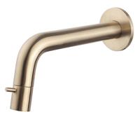 Sophia fonteinkraan inkortbaar met muurbevestiging 1/2" geborsteld messing - thumbnail