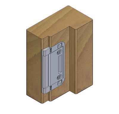 Nastelb. sluitplaat Ergo-Nomic, sponning 42mm