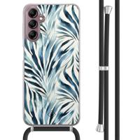 Samsung Galaxy A14 hoesje met koord - Japandi waves - thumbnail