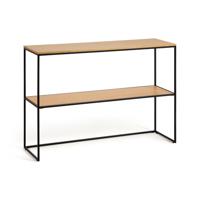 Kave Home Sidetable 'Yoana' Eiken en metaal, 120cm, kleur - thumbnail