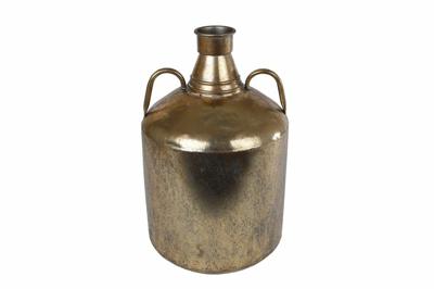 Vaas "Markus" XL goud metaal 26x26x44cm