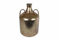 Vaas "Markus" XL goud metaal 26x26x44cm - thumbnail