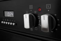 Boretti Milano Vrijstaand fornuis Zwart Gaskookplaat B - thumbnail