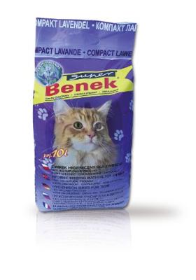 Certech Super Benek Compact Lavendel - klonterende kattenbakvulling 10l