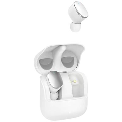 Hama In Ear headset Bluetooth Stereo Wit Indicator voor batterijstatus, Headset, Oplaadbox, Volumeregeling, Touchbesturing Computer