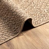 VidaXL Vloerkleed zizur binnen en buiten 200x290 cm jute look - thumbnail