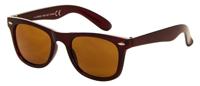 AZ Eyewear zonnebril Classic unisex bruin met bruine lens (AZ 44) - thumbnail