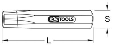 KS Tools 1292420 Niettieerset, 5-delig