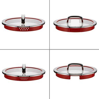 WMF 07.6020.6380 soeppan 2,5 l Rood, Roestvrijstaal Roestvrijstaal WMF 07.6020.6380 soeppan 2,5 l Rood, Roestvrijstaal Roestvrijstaal