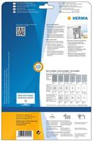 Herma 4222 Etiketten voor typeplaatjes 63.5 x 29.6 mm Polyester folie Zilver 675 stuk(s) Permanent hechtend Laser (zwart/wit), Kopiëren (zwart/wit), - thumbnail