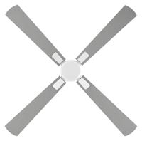 CasaFan ECO NEO III 132 WE-WE/LG WiFi Flügel Weiß/Lichtgrau Plafondventilator 27 W (Ø x h) 132 cm x 360 mm Wit Met afstandsbediening, Timer, Met wintermodus, - thumbnail