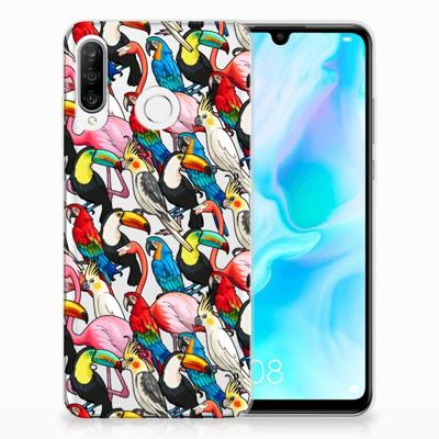 Huawei P30 Lite | TPU Hoesje | Birds