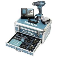 Makita DHP482RFX9 Accu-klopboor/schroefmachine 2 snelheden Incl. 2 accus, Incl. koffer, Incl. accessoires, Incl. lader - thumbnail