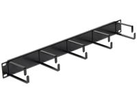 Delock 42496 19 inch Kabelgeleiding voor patchkast 1 HE Diepzwart (RAL 9005) - thumbnail