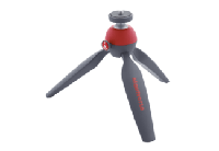 Manfrotto MTPIXI-RD Treppiedi da Tavolo di Tipo Pixi, Rosso/Grigio - thumbnail