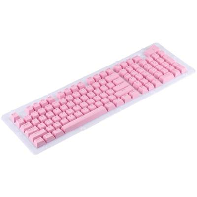 ABS Doorschijnende Keycaps OEM zeer mechanisch toetsenbord universal game toetsenbord (roze)