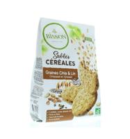 Zandkoekjes chia & lijnzaad bio - thumbnail