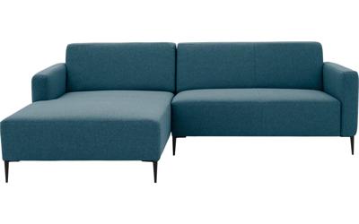 Goossens Bank Key West blauw, stof, 2-zits, modern design